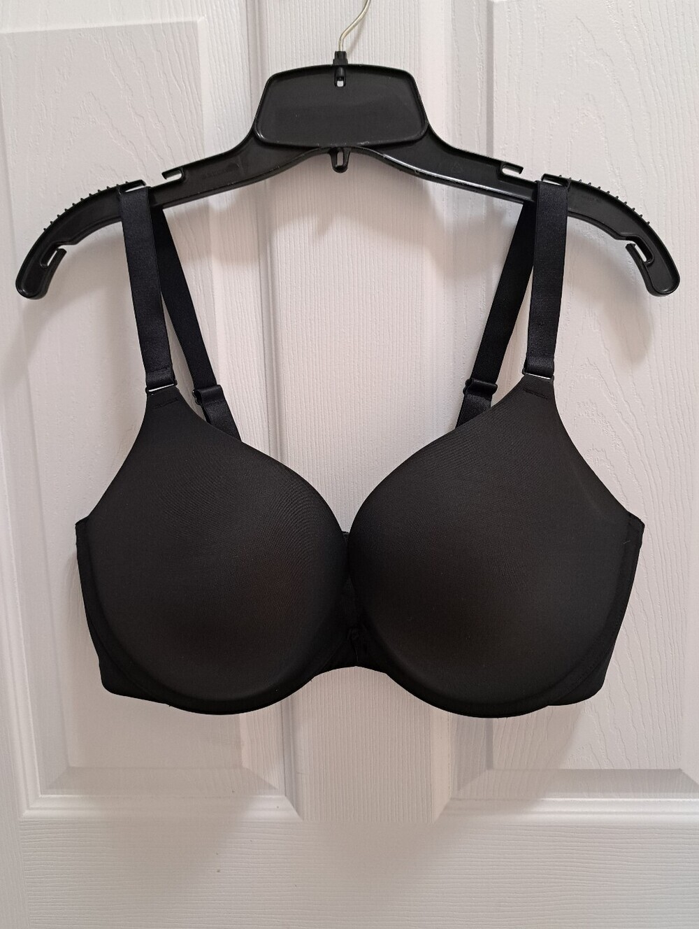 Deesse Lingerie Black Contour T-Shirt Bra Womens Size 38G Bow Detail Adjustable